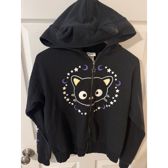 Hot Topic Sanrio Chococat Celestial Cat Ears Women's Hoodie Sweatshirt Small - Picture 6 of 11